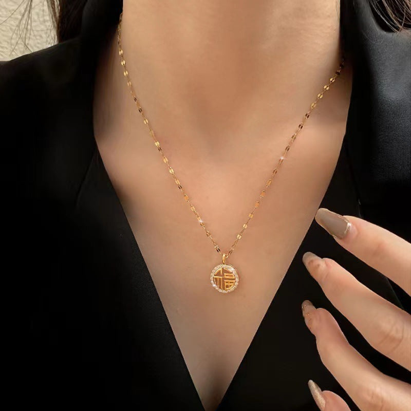 All-matching High-grade Non-fading Niche Temperament Clavicle Chain