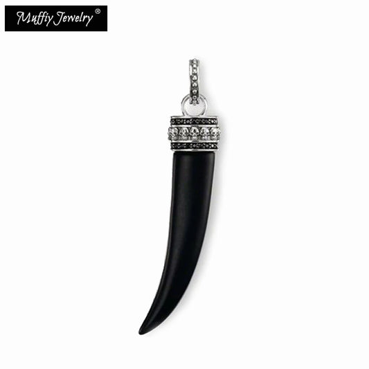 Tiger's Tooth Pendant,Europe Style Rebel Fashion Good Jewerly For Women, Heart Gift In 925 Sterling Silver,Super Deals