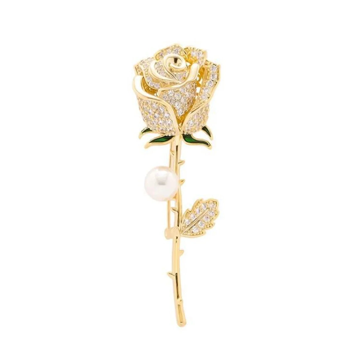 Exquisite Rose Brooch For Men And Women, Romantic And Fashionable Jewelry Shirt, Suit Backpack Accessories, Birthday Party Gifts