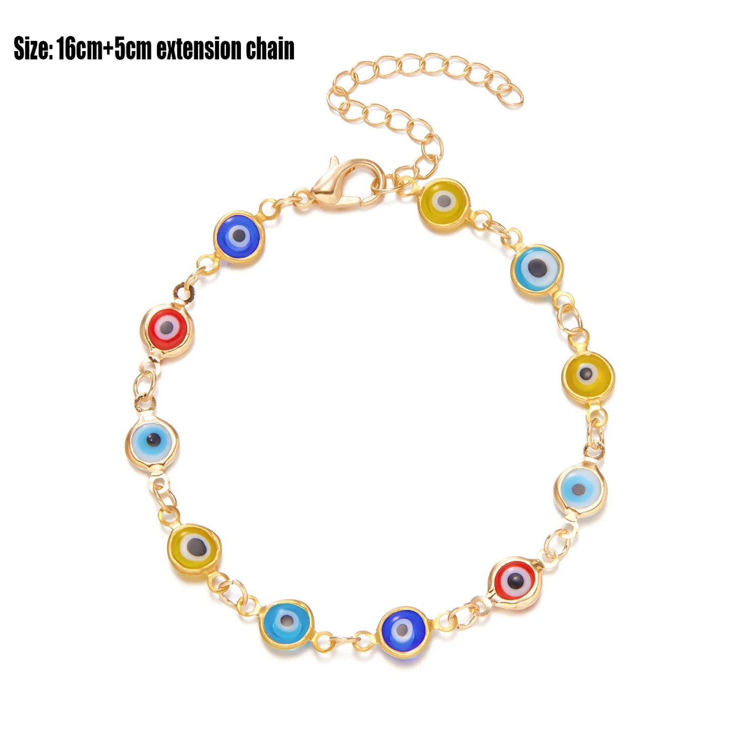 Jewelry Trend Fashionable Design Popular Devil S Eye Birthday Gift Vintage Simple Personalized Drip Eye Bracelet Bracelet