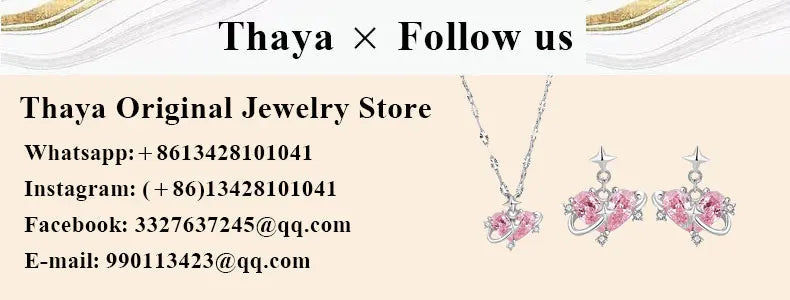 Thaya S925 Silver Women Jewelry Set Exquisite Engagement Pendant Female Necklace Luxury Wedding Fine Jewelry Accessories Set