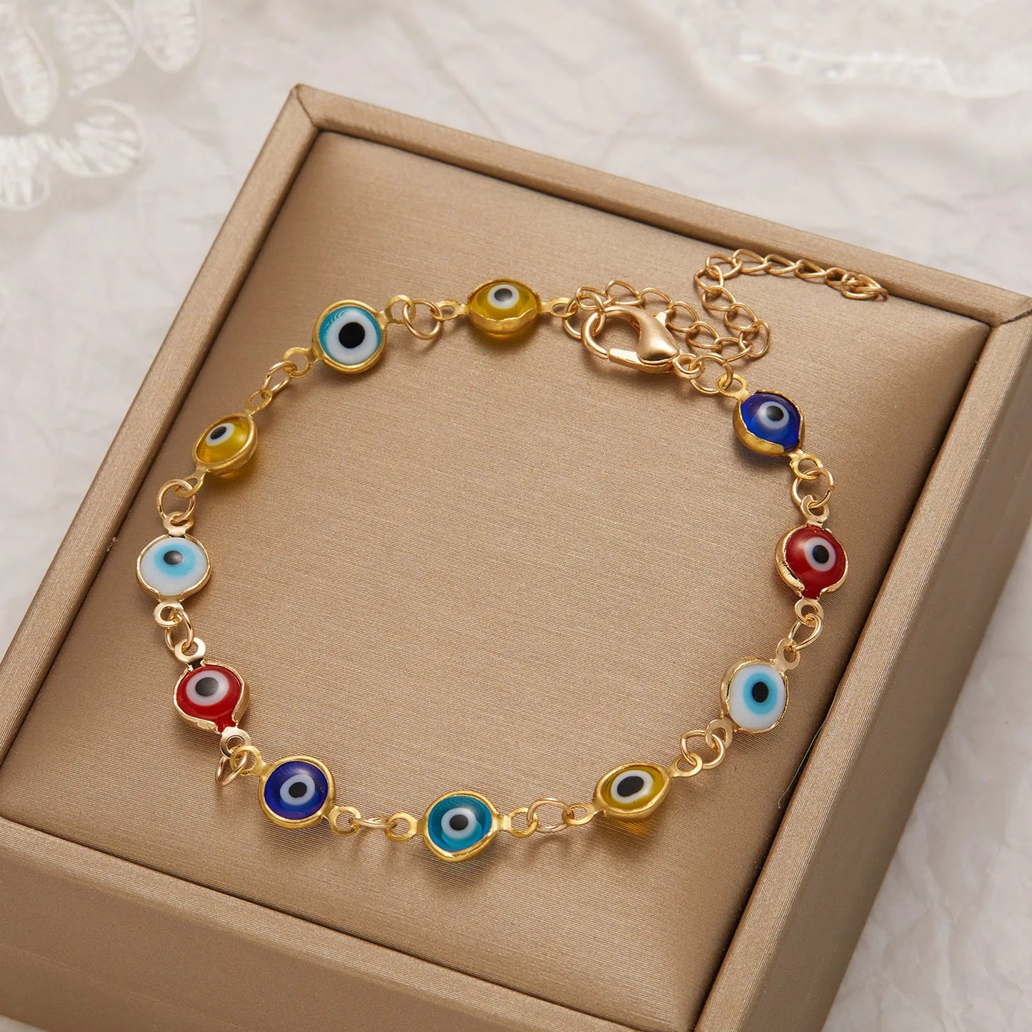 Jewelry Trend Fashionable Design Popular Devil S Eye Birthday Gift Vintage Simple Personalized Drip Eye Bracelet Bracelet