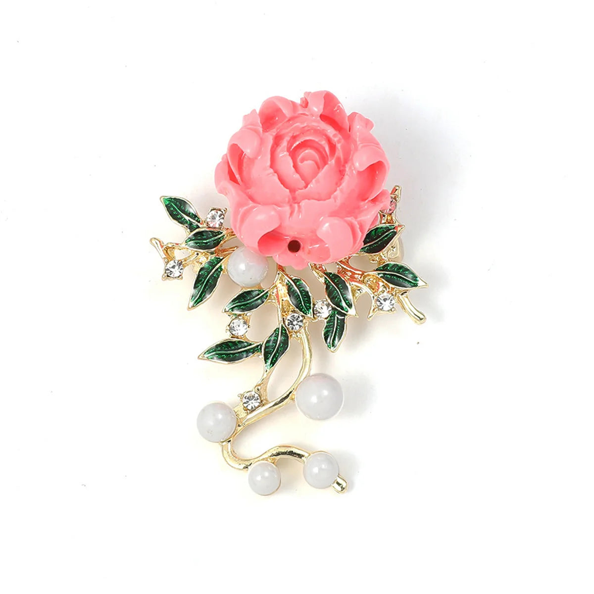 Exquisite Rose Brooch For Men And Women, Romantic And Fashionable Jewelry Shirt, Suit Backpack Accessories, Birthday Party Gifts