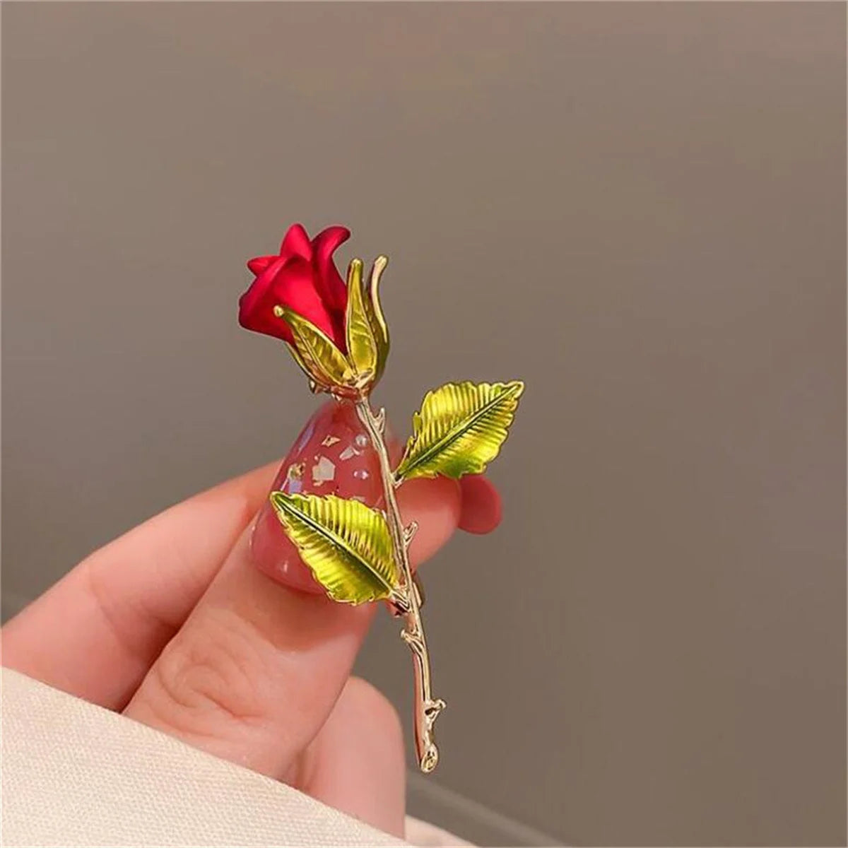 Exquisite Rose Brooch For Men And Women, Romantic And Fashionable Jewelry Shirt, Suit Backpack Accessories, Birthday Party Gifts