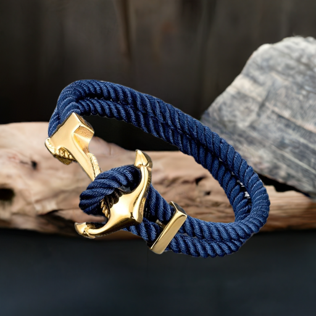 Fashion Man Braceletes Anchor